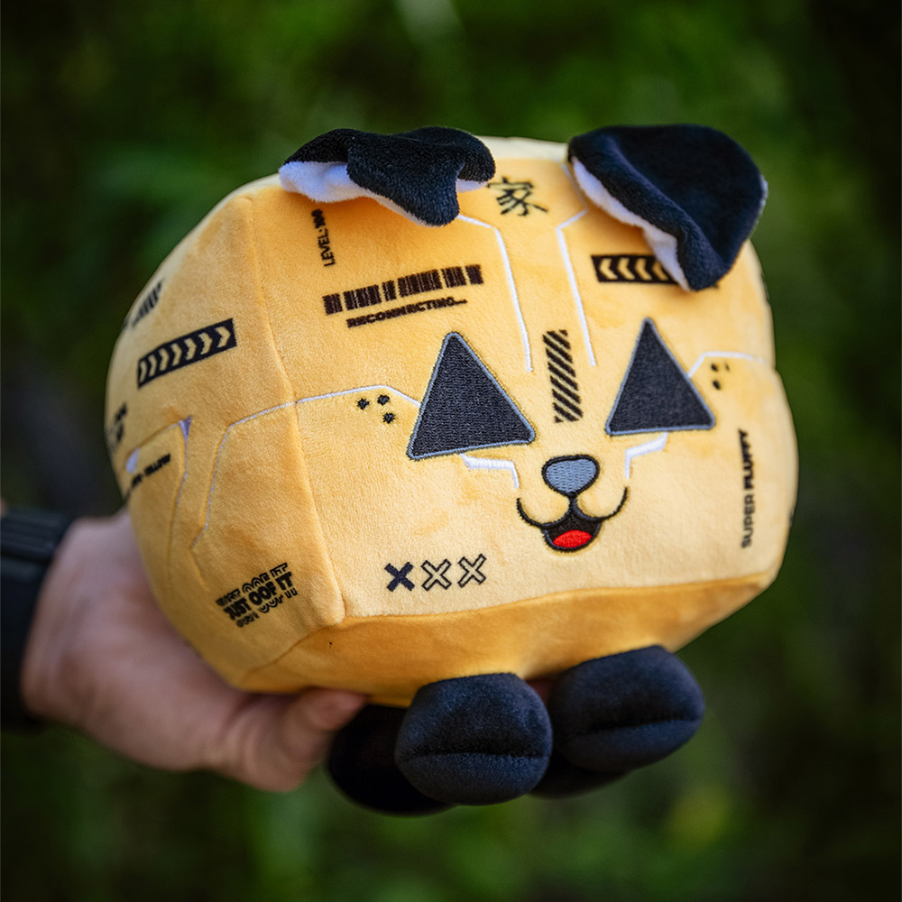 Plyšák Pumpkin Dog Blue - zadní pohled